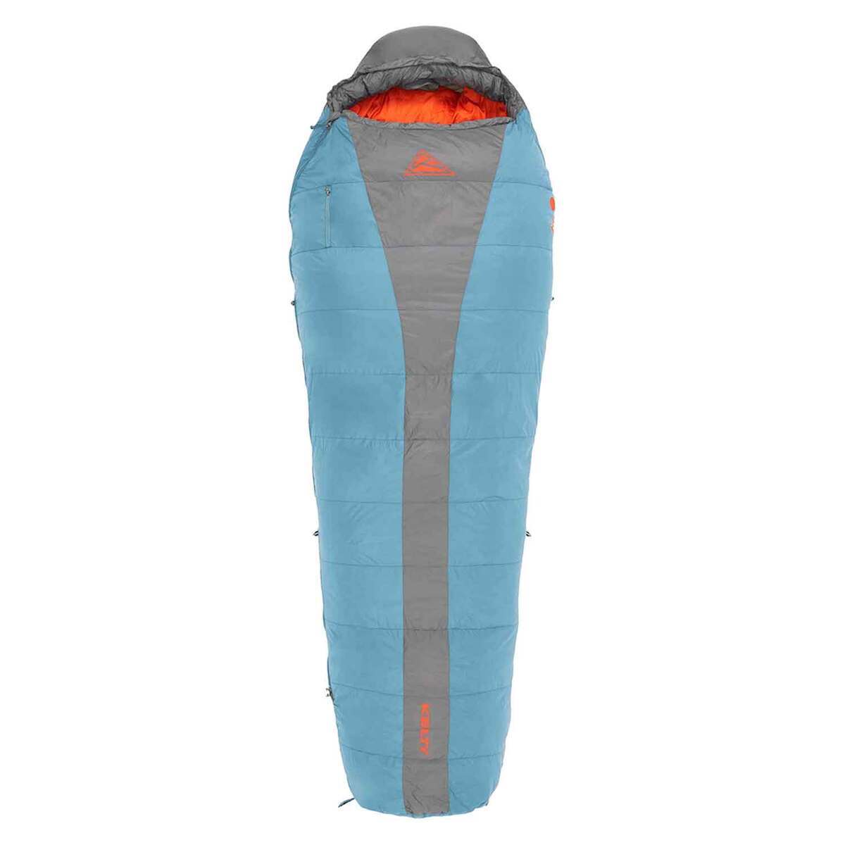 Kelty Cosmic 20 Degree Long Mummy Sleeping Bag - Blue/Gray - Blue/Gray Long Kelty Cosmic 20 Degree Long Mummy Sleeping Bag - Blue/Gray - Blue/Gray Long