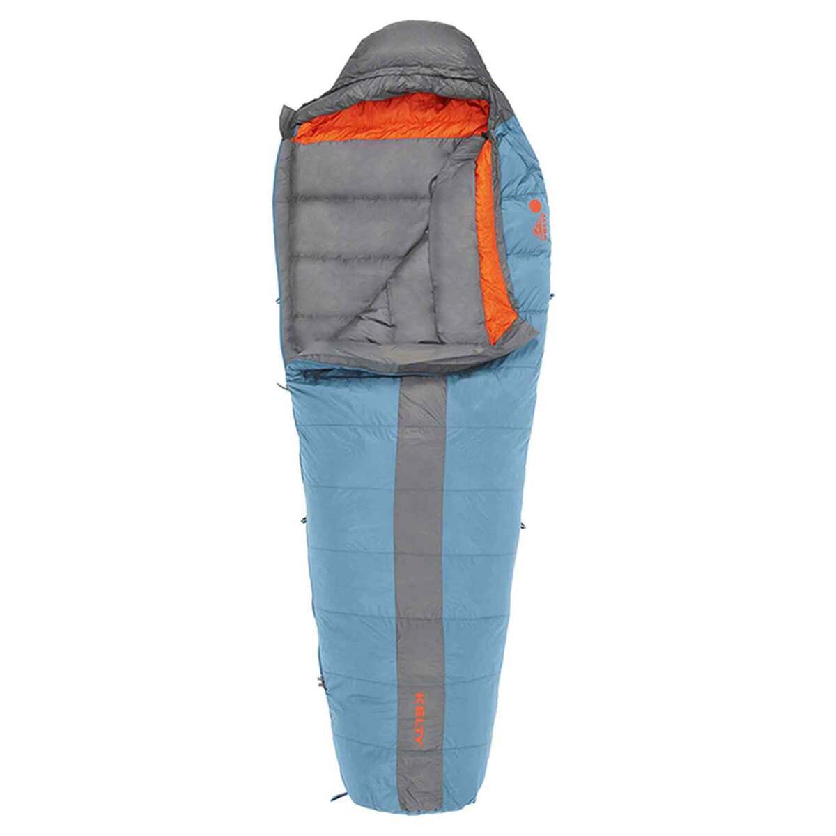Kelty Cosmic 20 Degree Long Mummy Sleeping Bag - Blue/Gray - Blue/Gray Long Kelty Cosmic 20 Degree Long Mummy Sleeping Bag - Blue/Gray - Blue/Gray Long