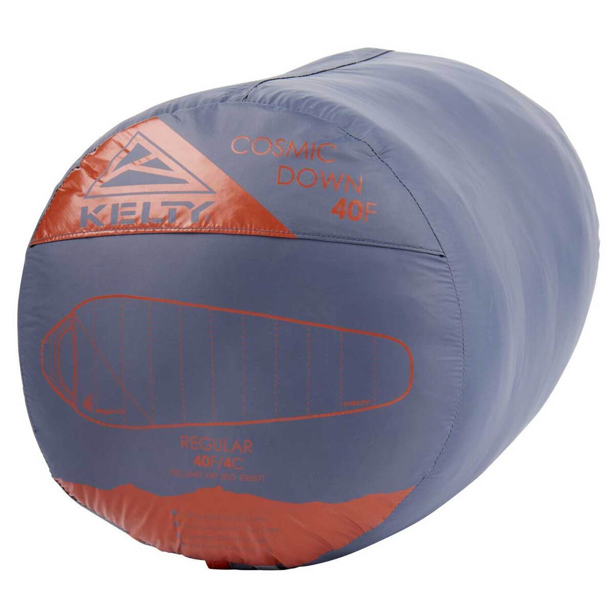 Kelty Cosmic 40 Degree Regular Mummy Sleeping Bag - Castle Rock/Smoke - Caste Rock/Smoke Regular Kelty Cosmic 40 Degree Regular Mummy Sleeping Bag - Castle Rock/Smoke - Caste Rock/Smoke Regular