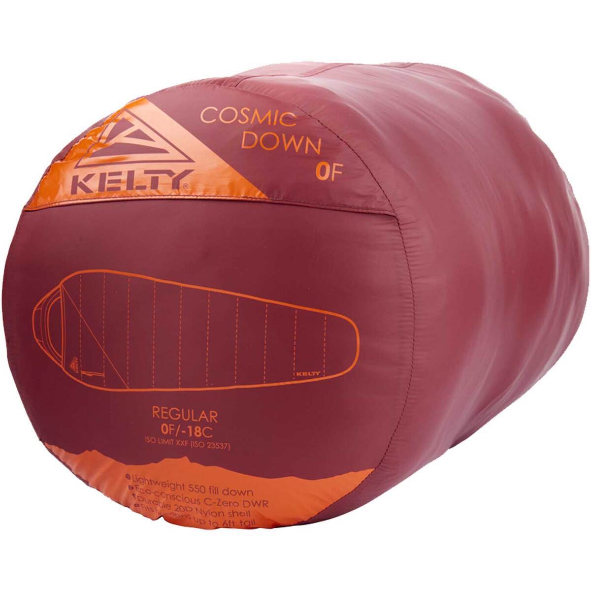 Kelty Cosmic Down 0 Degree Mummy Sleeping Bag - Red Kelty Cosmic Down 0 Degree Mummy Sleeping Bag - Red