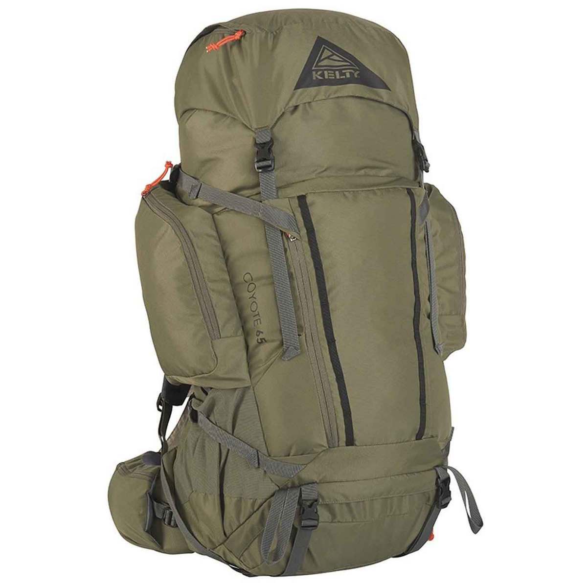 Kelty Coyote 65 Liter Backpacking Pack - Burnt Olive | Sportsman's ...
