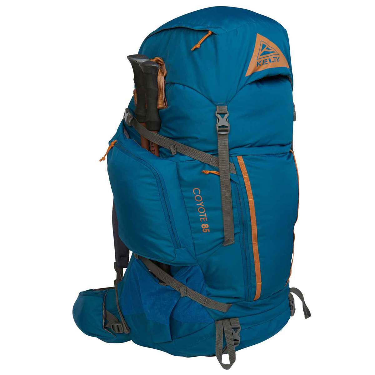 Kelty Coyote 85 Liter Backpacking Pack - Lyons Blue/Golden Oak - Lyons Blue/Golden Oak Kelty Coyote 85 Liter Backpacking Pack - Lyons Blue/Golden Oak - Lyons Blue/Golden Oak