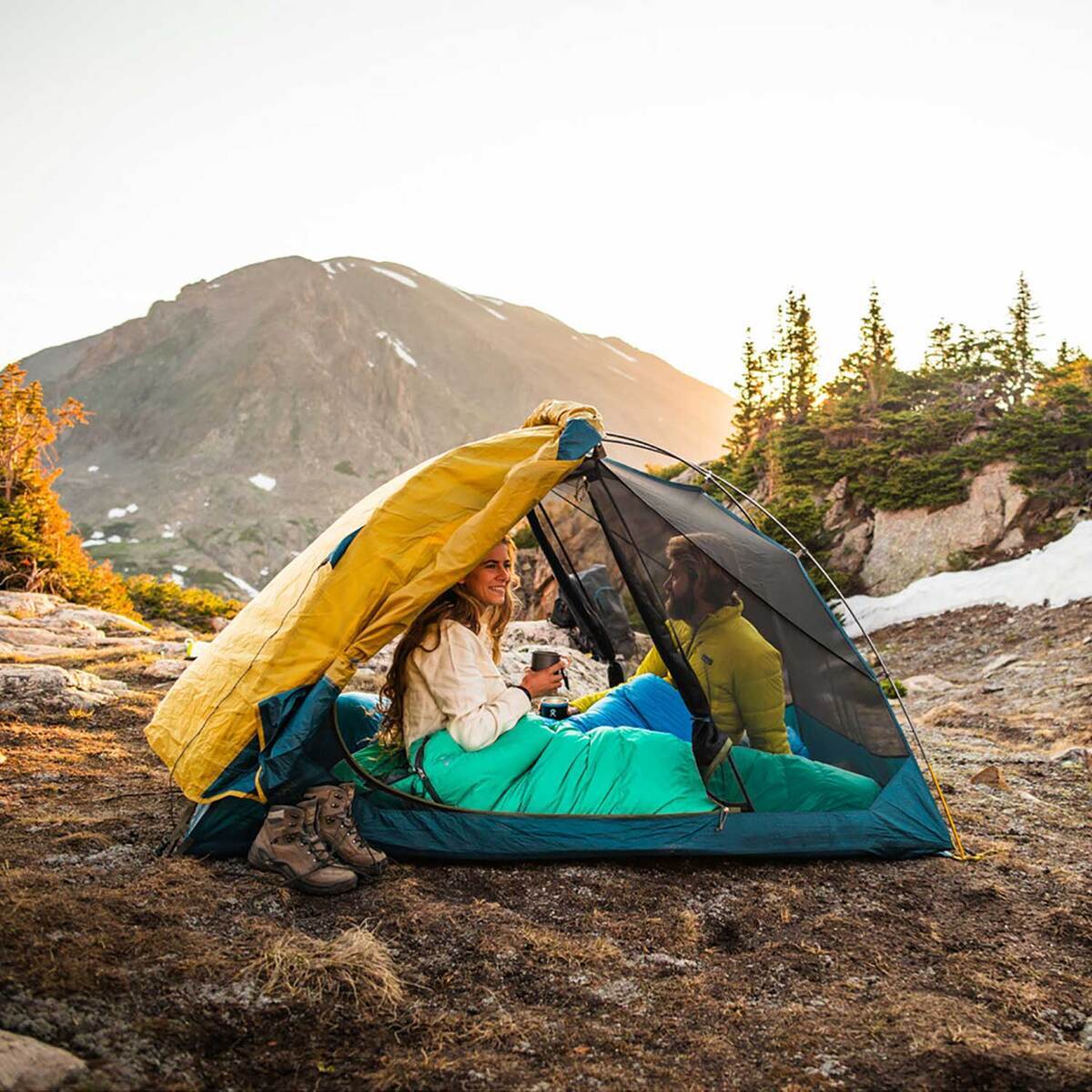Kelty Far Out 2 Person Backpacking Tent - Yellow - Yellow Kelty Far Out 2 Person Backpacking Tent - Yellow - Yellow