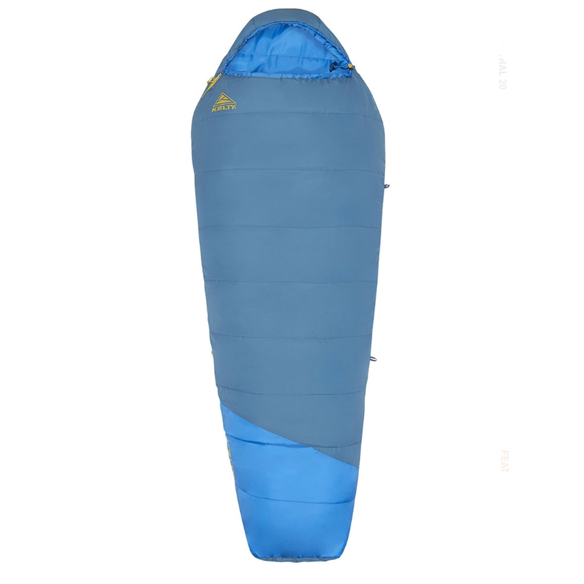 Kelty Mistral 20 Degree Long Mummy Sleeping Bag - Blue - Blue Long Kelty Mistral 20 Degree Long Mummy Sleeping Bag - Blue - Blue Long