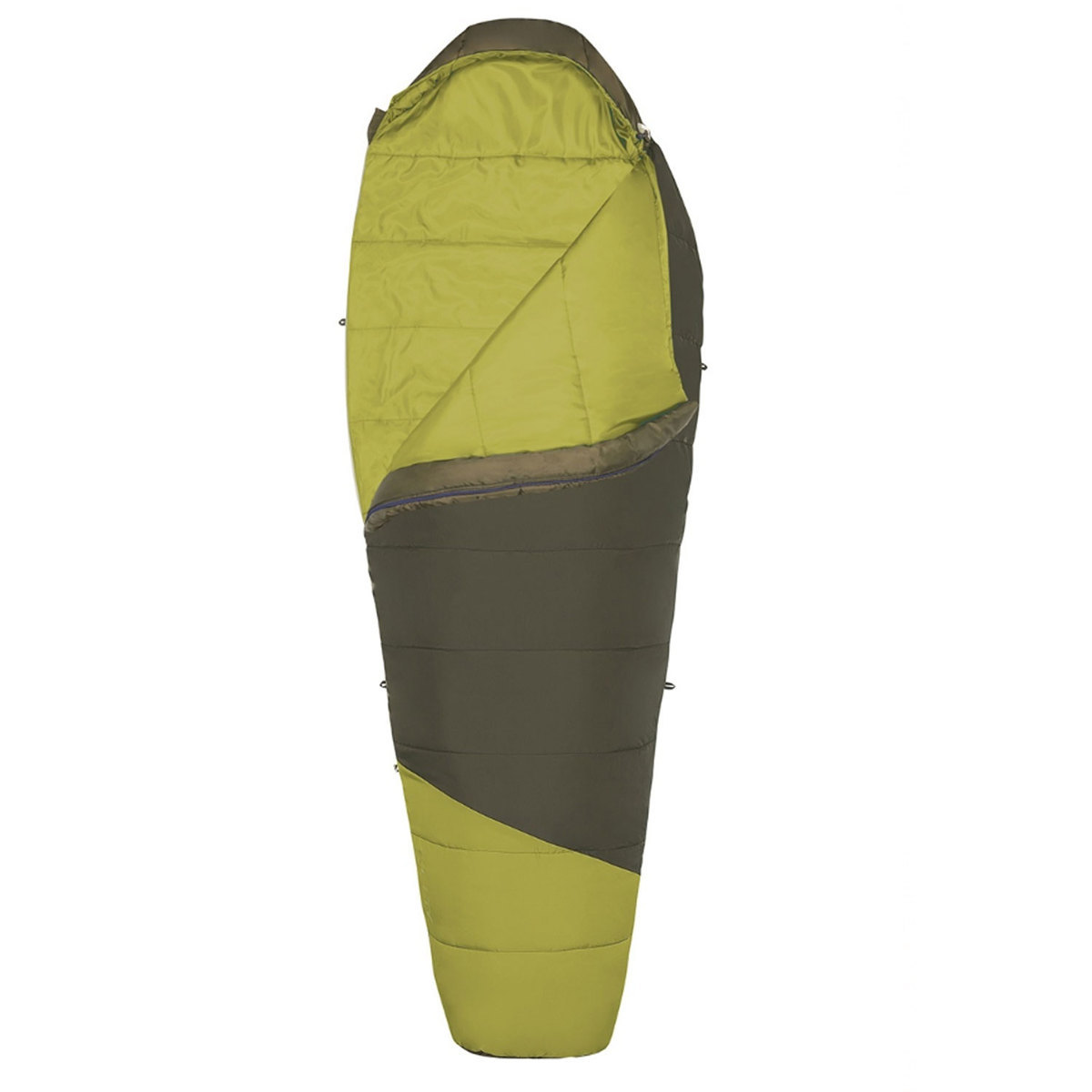 Kelty Mistral 40 Degree Long Mummy Sleeping Bag - Green - Green Long Kelty Mistral 40 Degree Long Mummy Sleeping Bag - Green - Green Long