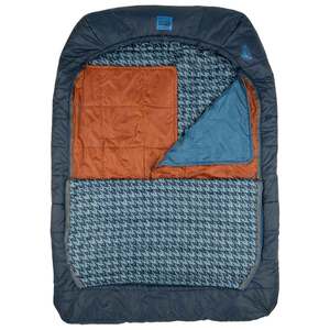 Kelty Tru.Comfort 20 Degree Doublewide Rectangular Sleeping Bag - Pagrant Blue