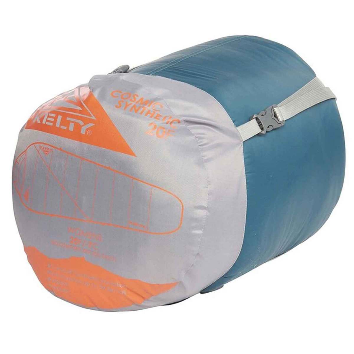 Kelty Women's Cosmic Synthetic 20 Degree Regular Mummy Sleeping Bag - Blue - Blue Regular Kelty Women's Cosmic Synthetic 20 Degree Regular Mummy Sleeping Bag - Blue - Blue Regular