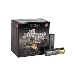 Kent All Purpose Steel 20 Gauge 3in #2 7/8oz Waterfowl Shotshells - 25 Rounds Kent All Purpose Steel 20 Gauge 3in #2 7/8oz Waterfowl Shotshells - 25 Rounds