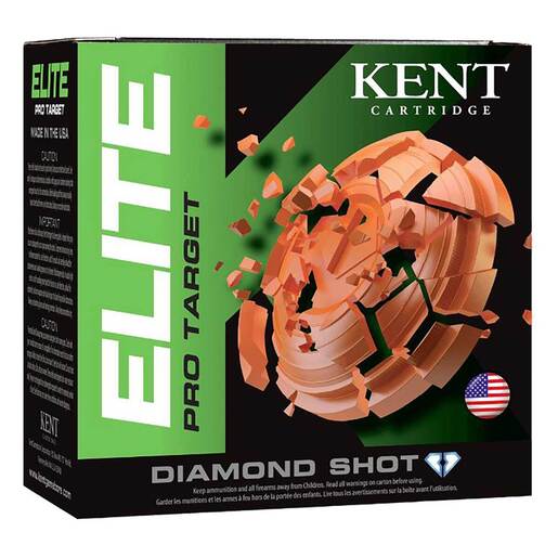 Kent Cartridge Elite Pro Target 12 Gauge 2-3/4in #7.5 1-1/8oz Target Shotshells – 25 Rounds – #7.5