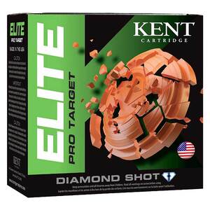 Kent Cartridge Elite Pro Target 12 Gauge 2-3/4in #7.5 1-1/8oz Target Shotshells - 25 Rounds