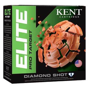 Kent Cartridge Elite Pro Target 12 Gauge 2-3/4in #8 1-1/8oz Target Shotshells - 25 Rounds