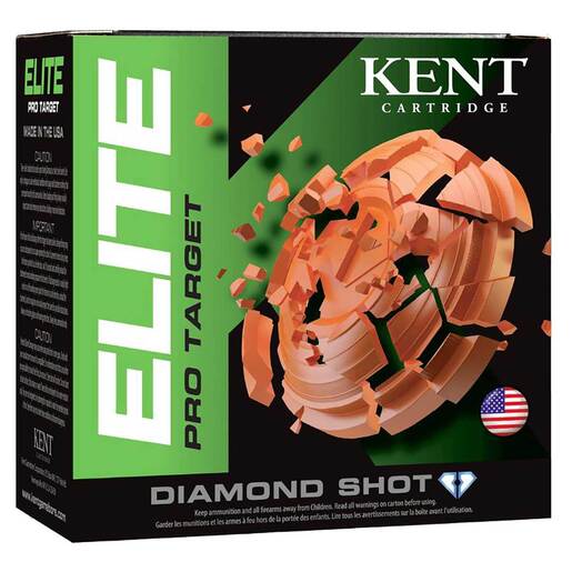 Kent Cartridge Elite Pro Target 12 Gauge 2.3/4in #7.5 1oz Target Shotshells – 25 Rounds – #7.5