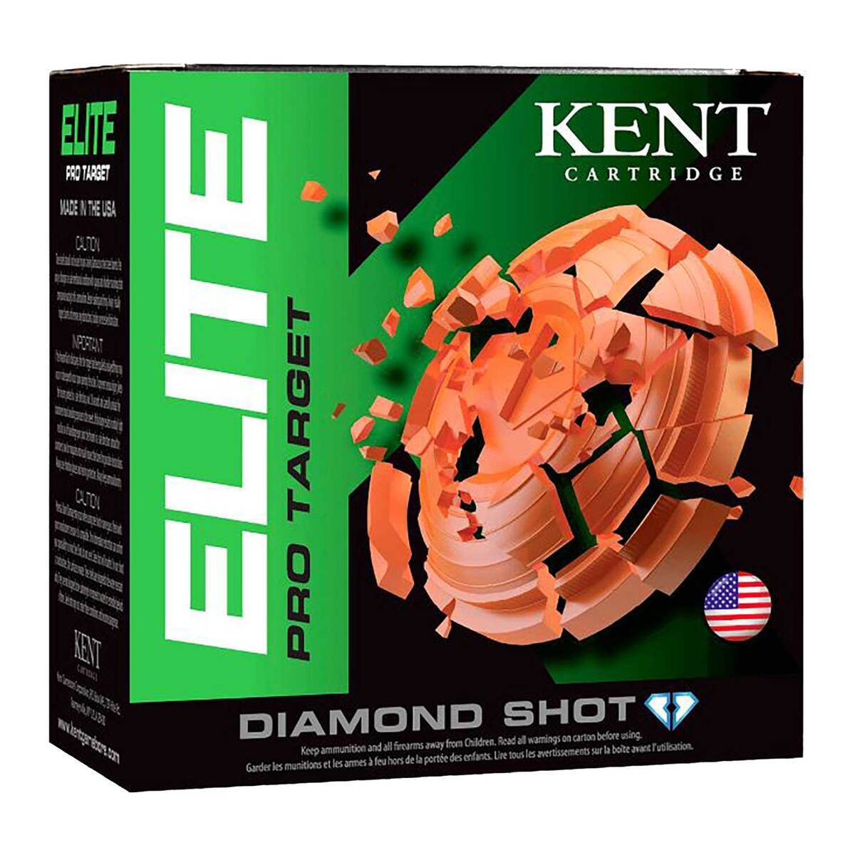 Kent Cartridge Elite Pro Target 20 Gauge 2-3/4in #8 1oz Target ...