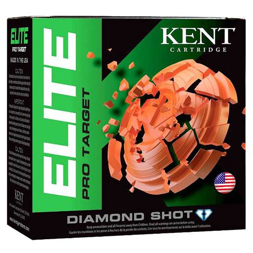 Kent Cartridge Spreader Pro Target 12 Gauge 2-3/4in #8 1-1/8oz Target Shotshells – 25 Rounds – #8