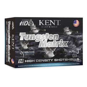 Kent Cartridge Tungsten Matrix 12 Gauge 3in #5 1-1/2oz Waterfowl Shotshells - 10 Rounds