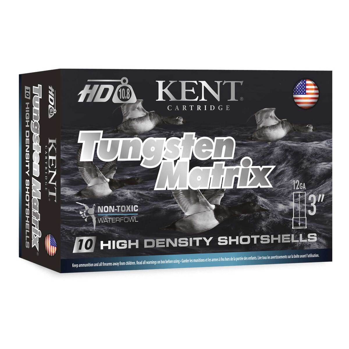 Kent Cartridge Tungsten Matrix 12 Gauge 3in #5 1-1/4oz Waterfowl Shotshells - 10 Rounds Kent Cartridge Tungsten Matrix 12 Gauge 3in #5 1-1/4oz Waterfowl Shotshells - 10 Rounds