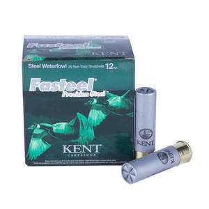 Kent Fasteel 12 Gauge 3-1/2in #3 1-3/8oz Waterfowl Shotshells - 25 Rounds Kent Fasteel 12 Gauge 3-1/2in #3 1-3/8oz Waterfowl Shotshells - 25 Rounds