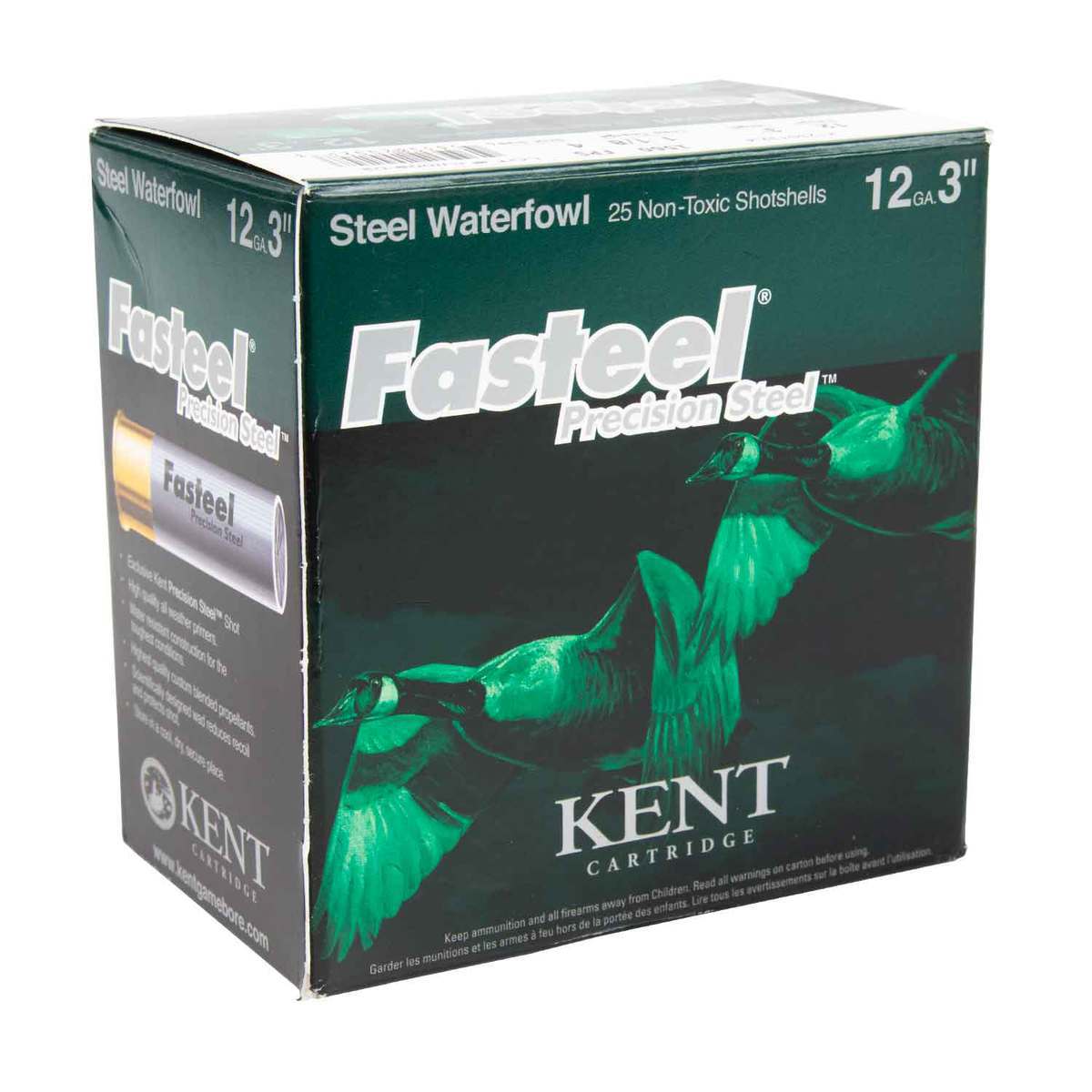 Kent Fasteel 12 Gauge 3in #4 1-1/8oz Waterfowl Shotshells - 25 Rounds Kent Fasteel 12 Gauge 3in #4 1-1/8oz Waterfowl Shotshells - 25 Rounds