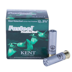 Kent Fasteel 12 Gauge Steel Waterfowl Shotshells - 25 Rounds Kent Fasteel 12 Gauge Steel Waterfowl Shotshells - 25 Rounds