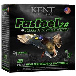 Kent Fasteel 2.0 12 Gauge 3in BB 1-1/8oz Waterfowl Shotshells - 25 Rounds