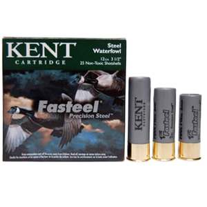 Kent Fasteel Precision Steel 12 Gauge 3-1/2in #3 1-1/4oz Waterfowl Shotshells - 25 Rounds