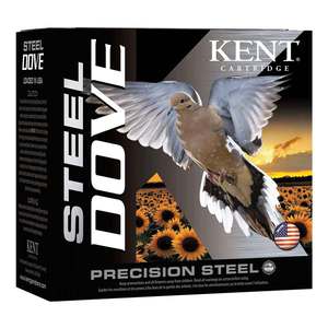 Kent Steel Dove 12 Gauge 2-3/4in #6 1oz Shotgun Shells - 25 Rounds