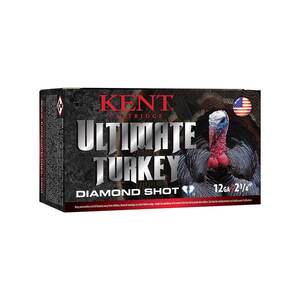 Kent Ultimate Diamond Shot 12 Gauge 2-3/4in #5 1-5/8oz Turkey Shotshells – 10 Rounds