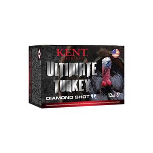 Kent Ultimate Diamond Shot 12 Gauge 3in #4 1-3/4oz Turkey Shotshells - 10 Rounds