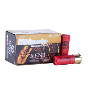 Kent Ultimate Diamond Shot 12 Gauge 2-3/4in #4 1-5/8oz Turkey Shotshells - 10 Rounds Kent Ultimate Diamond Shot 12 Gauge 2-3/4in #4 1-5/8oz Turkey Shotshells - 10 Rounds