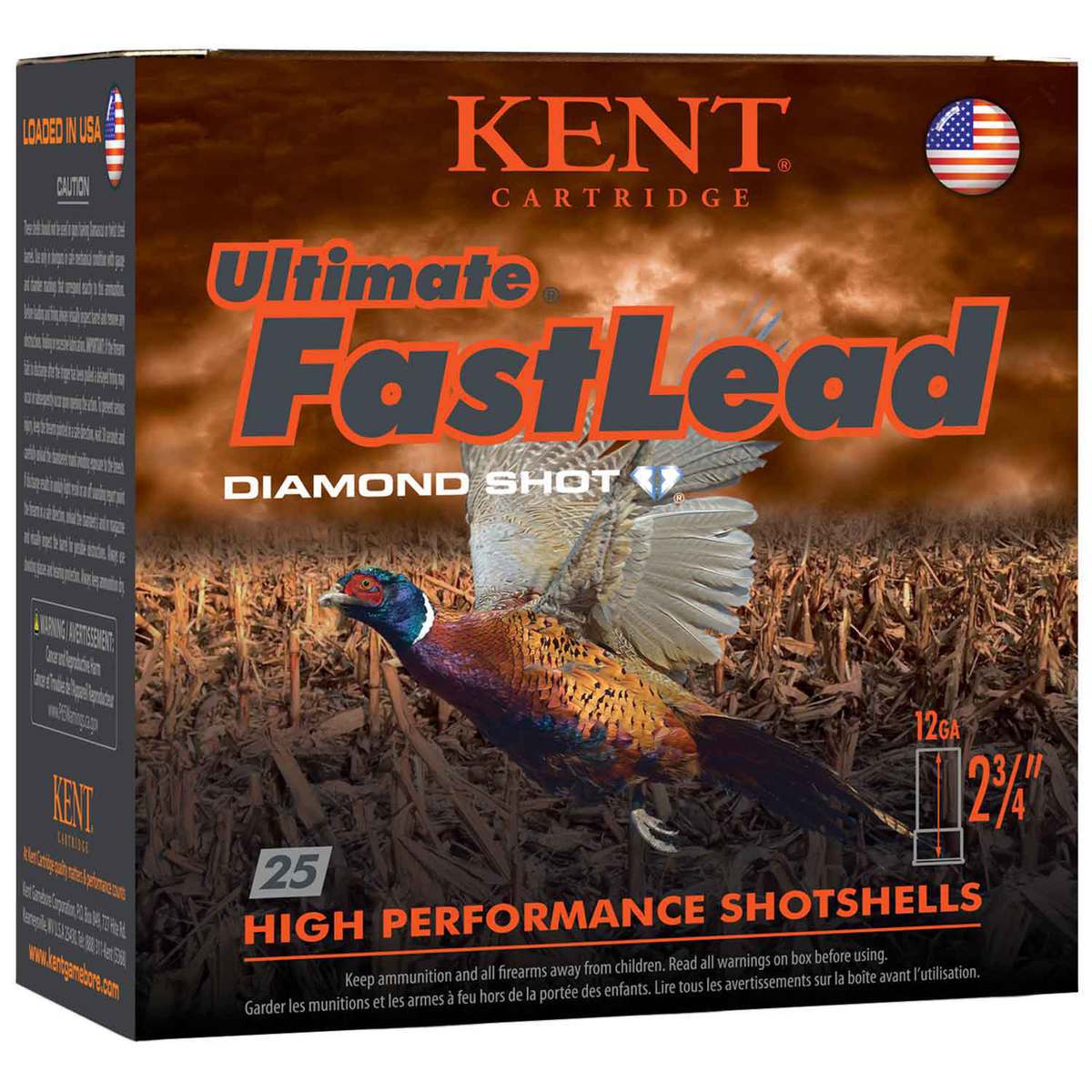 Kent Ultimate FastLead 16ga 2-3/4in #7.5 1oz High Performance Shotshells - 25 Rounds Kent Ultimate FastLead 16ga 2-3/4in #7.5 1oz High Performance Shotshells - 25 Rounds