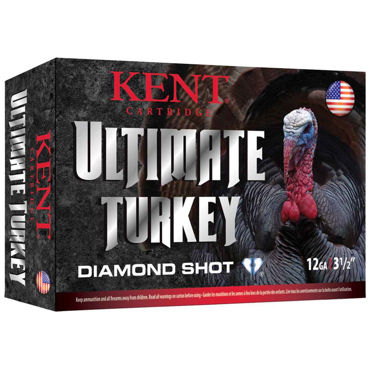 Kent Ultimate Turkey 12ga 3-1/2in #6 2.25oz Turkey Shotshells - 10 Rounds Kent Ultimate Turkey 12ga 3-1/2in #6 2.25oz Turkey Shotshells - 10 Rounds