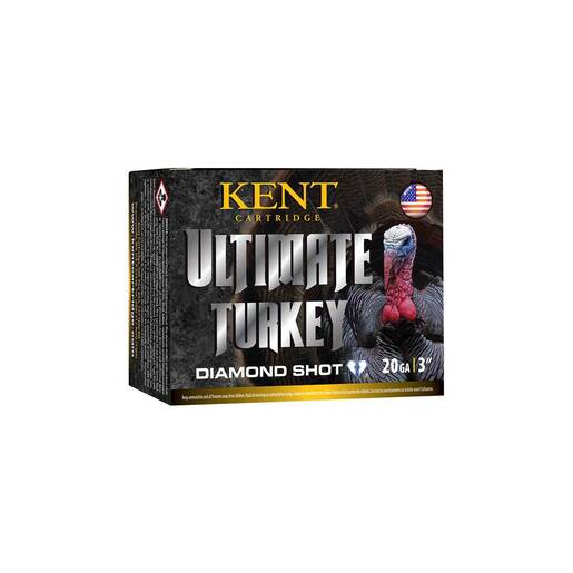 Kent Ultimate Turkey 20 Gauge 3in #4 1-1/4oz Turkey Shotshells – 10 Rounds – #4