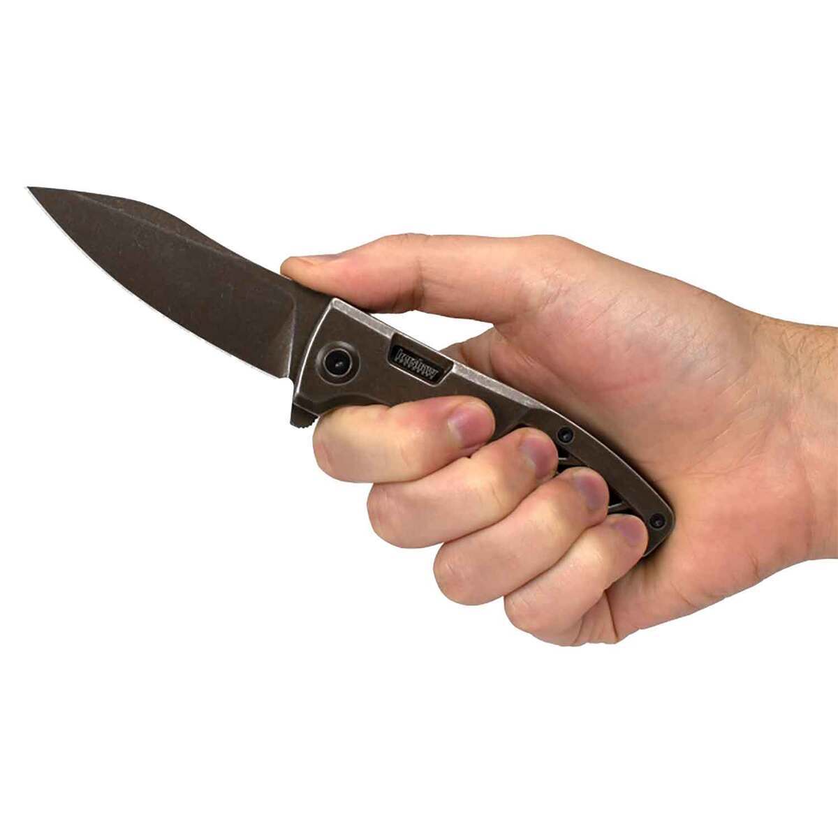 Kershaw Boilermaker 3.3 inch Folding Knife - Brown Kershaw Boilermaker 3.3 inch Folding Knife - Brown