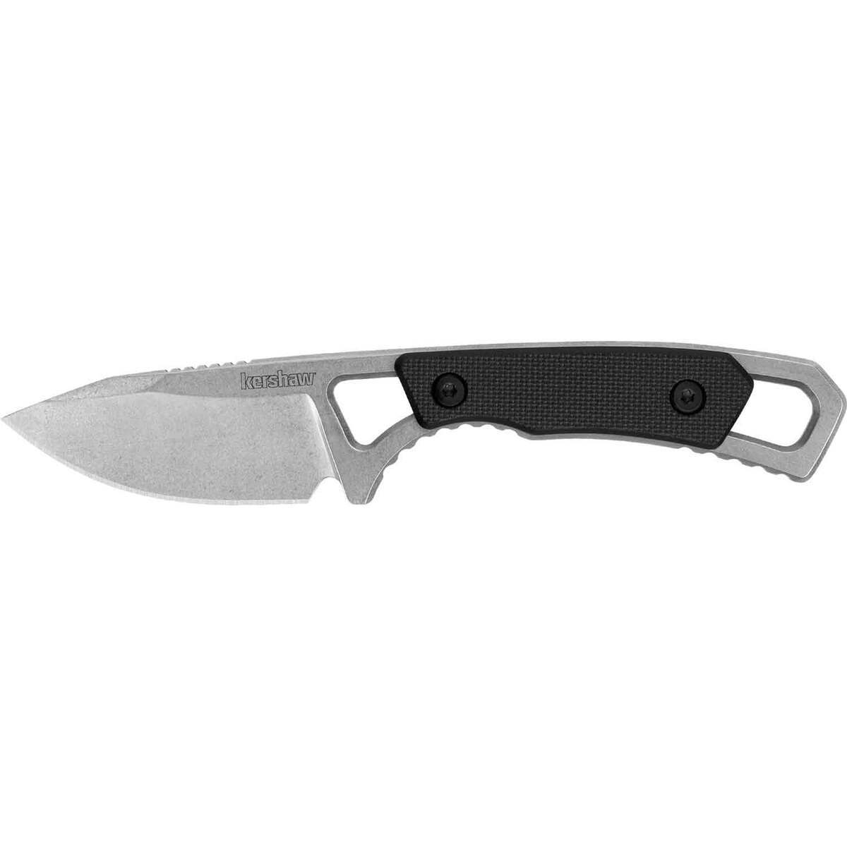 Kershaw Brace 2 inch Fixed Blade Knife - Black Kershaw Brace 2 inch Fixed Blade Knife - Black