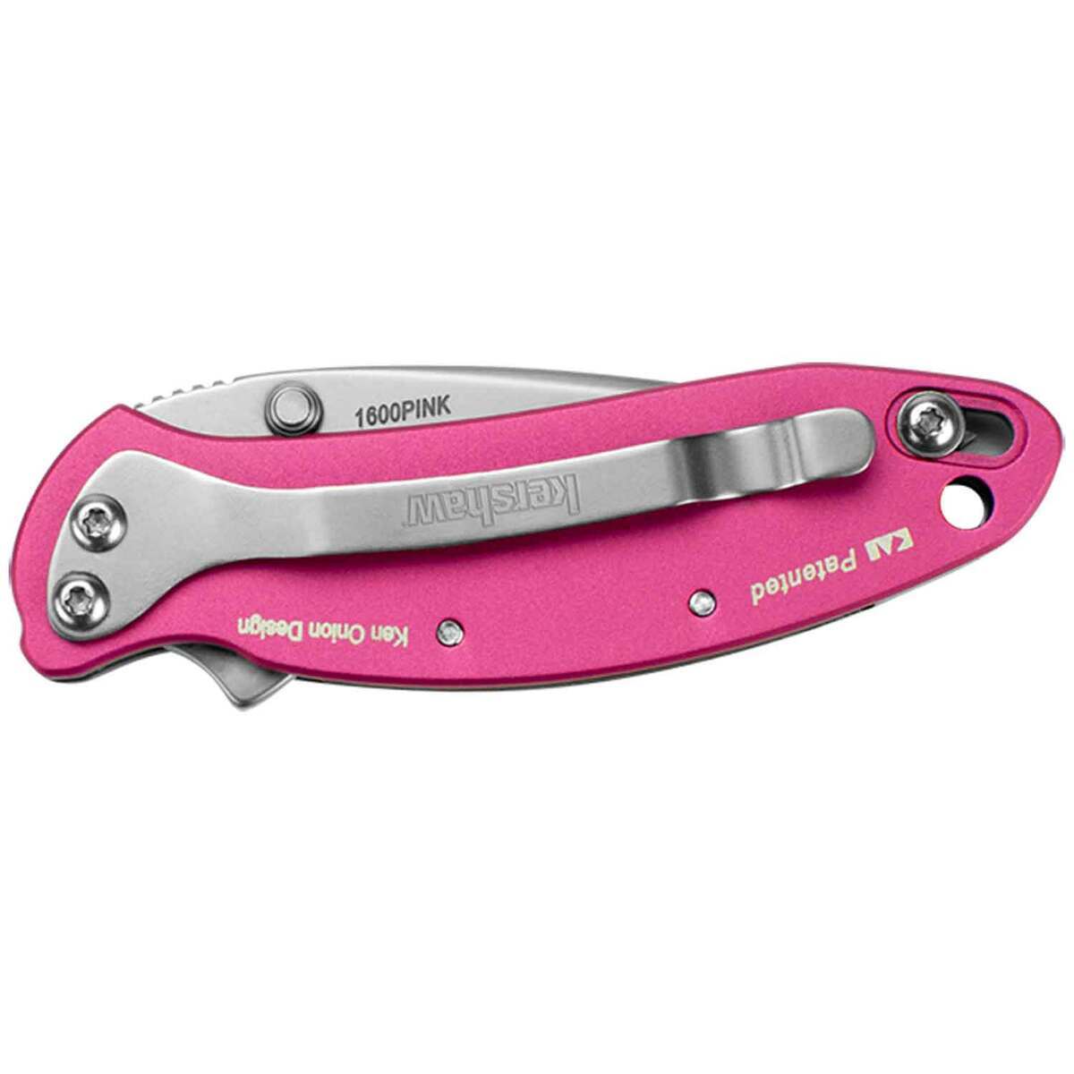 Kershaw Chive 1.9 inch Folding Knife - Pink - Pink Kershaw Chive 1.9 inch Folding Knife - Pink - Pink