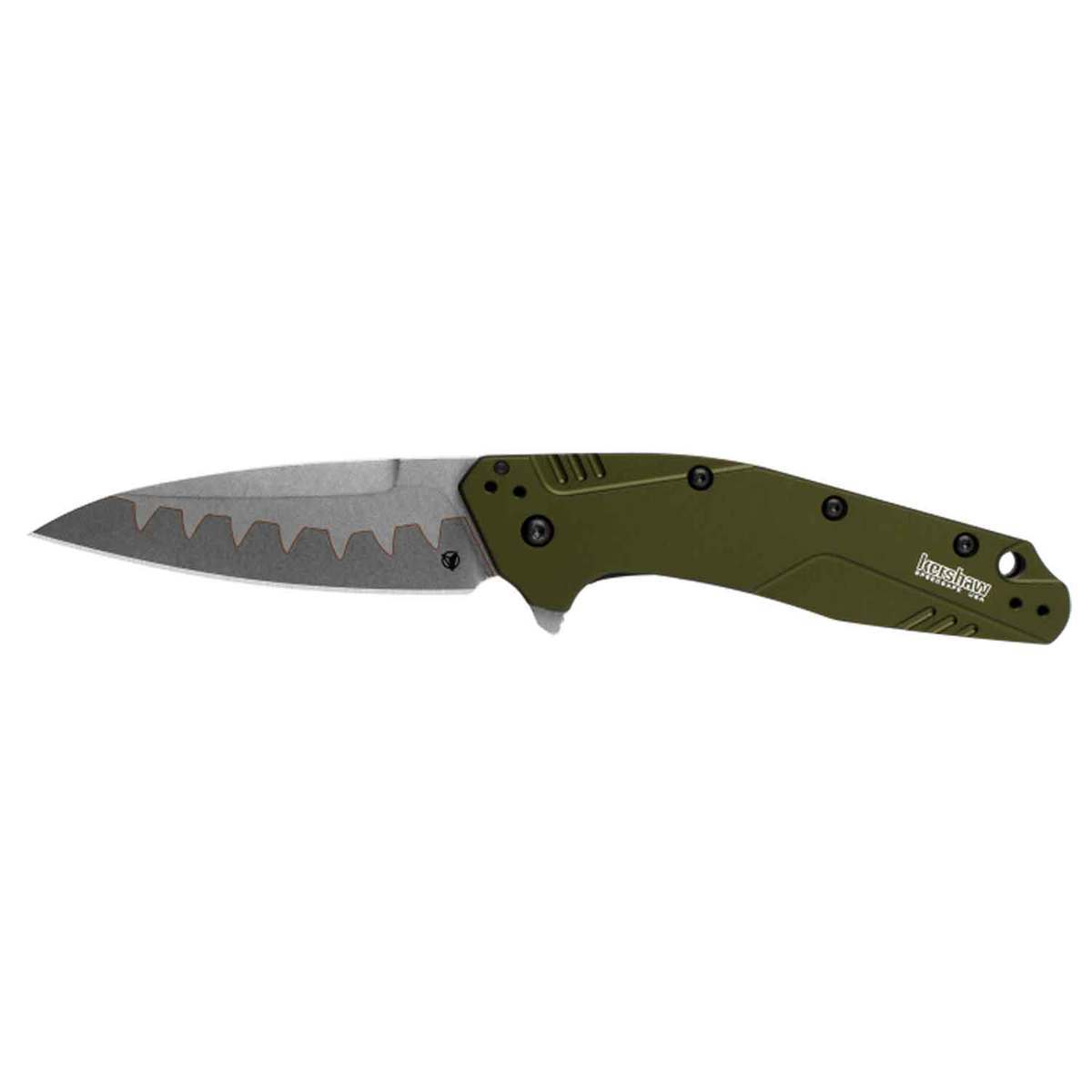 Kershaw Dividend 3 inch Folding Knife - Olive - Olive Kershaw Dividend 3 inch Folding Knife - Olive - Olive