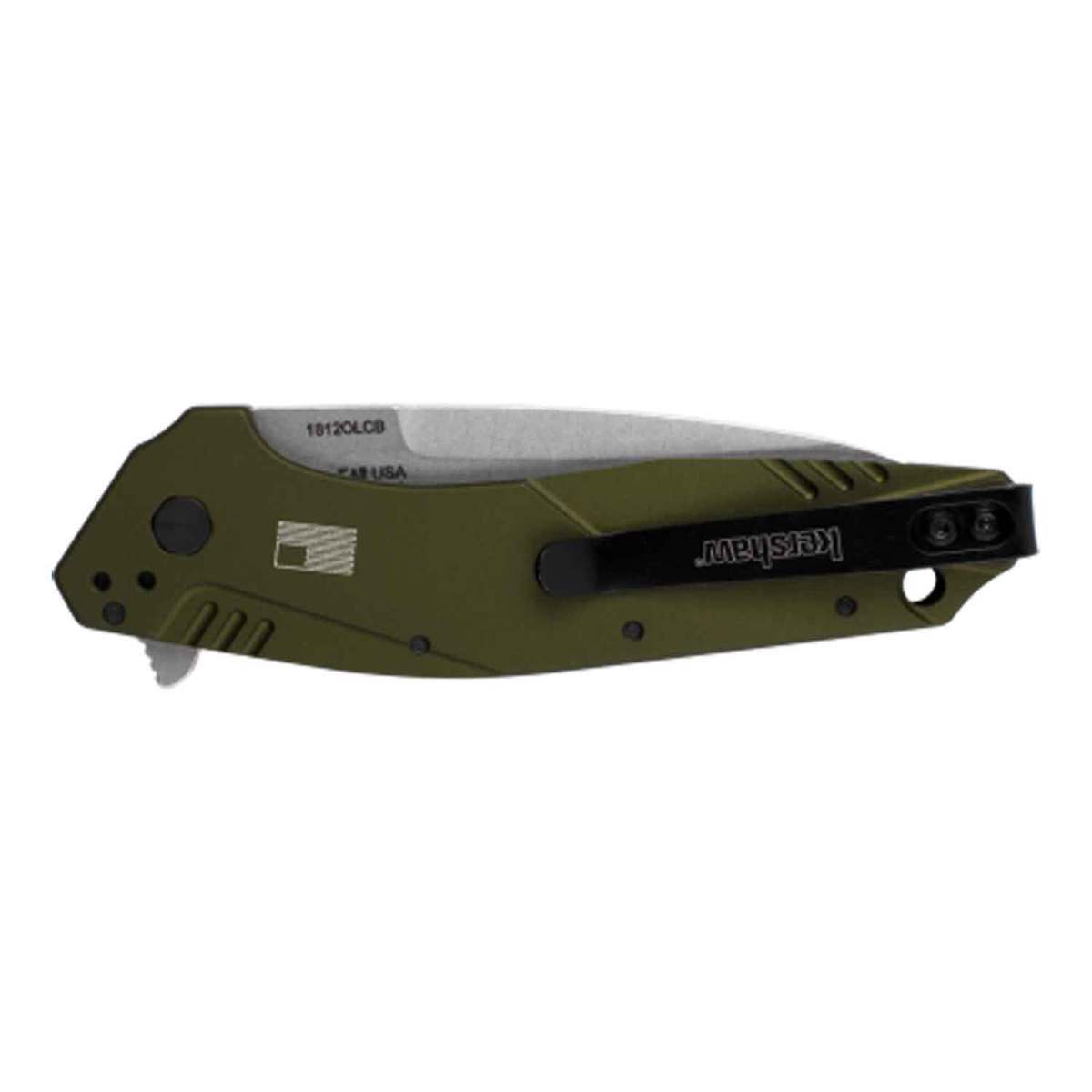 Kershaw Dividend 3 inch Folding Knife - Olive - Olive Kershaw Dividend 3 inch Folding Knife - Olive - Olive