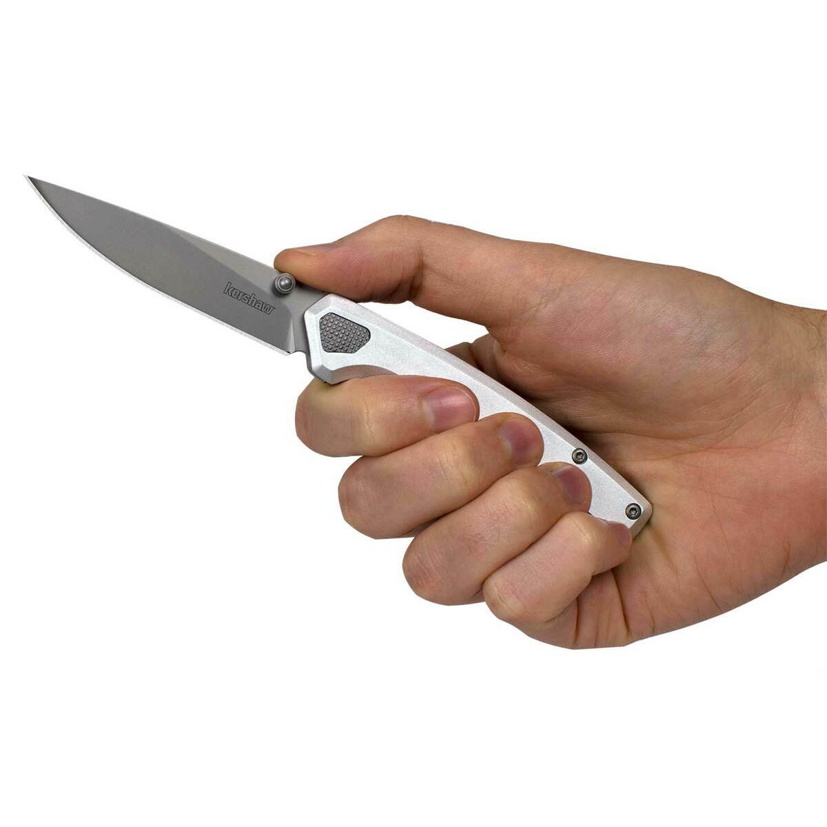Kershaw Epistle 3 inch Folding Knife - Silver Kershaw Epistle 3 inch Folding Knife - Silver