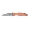 Kershaw Leek 3 inch Folding Knife - Copper - Copper