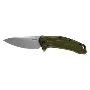 Kershaw Link 3.25 inch Folding Knife - Olive Green