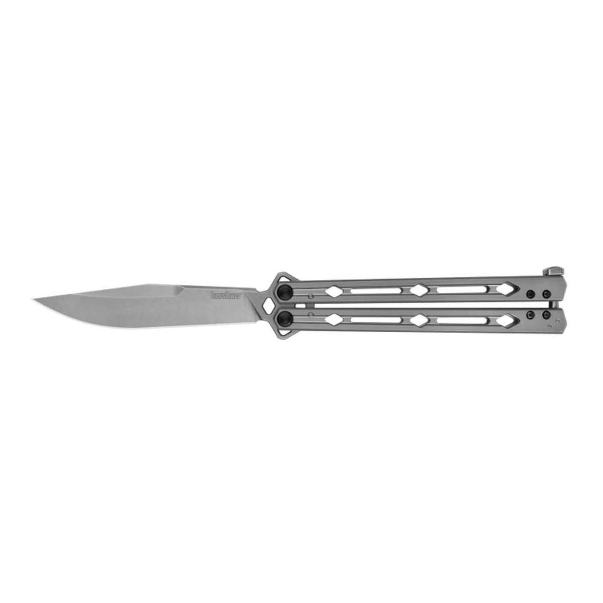 Kershaw Lucha 4.6 inch Butterfly Knife - Gray Kershaw Lucha 4.6 inch Butterfly Knife - Gray