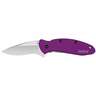 Kershaw Scallion 2.4 inch Assisted Knife - Purple - Purple