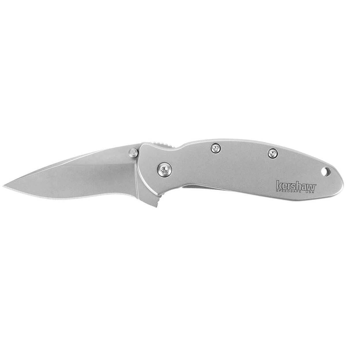 Kershaw Scallion 2.4 inch Folding Knife - Silver Kershaw Scallion 2.4 inch Folding Knife - Silver