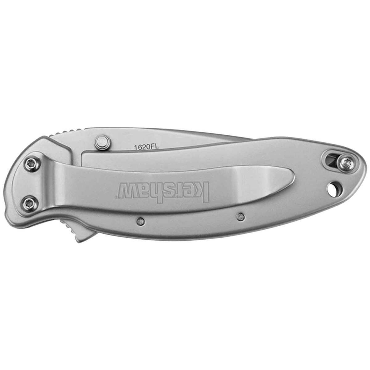 Kershaw Scallion 2.4 inch Folding Knife - Silver Kershaw Scallion 2.4 inch Folding Knife - Silver