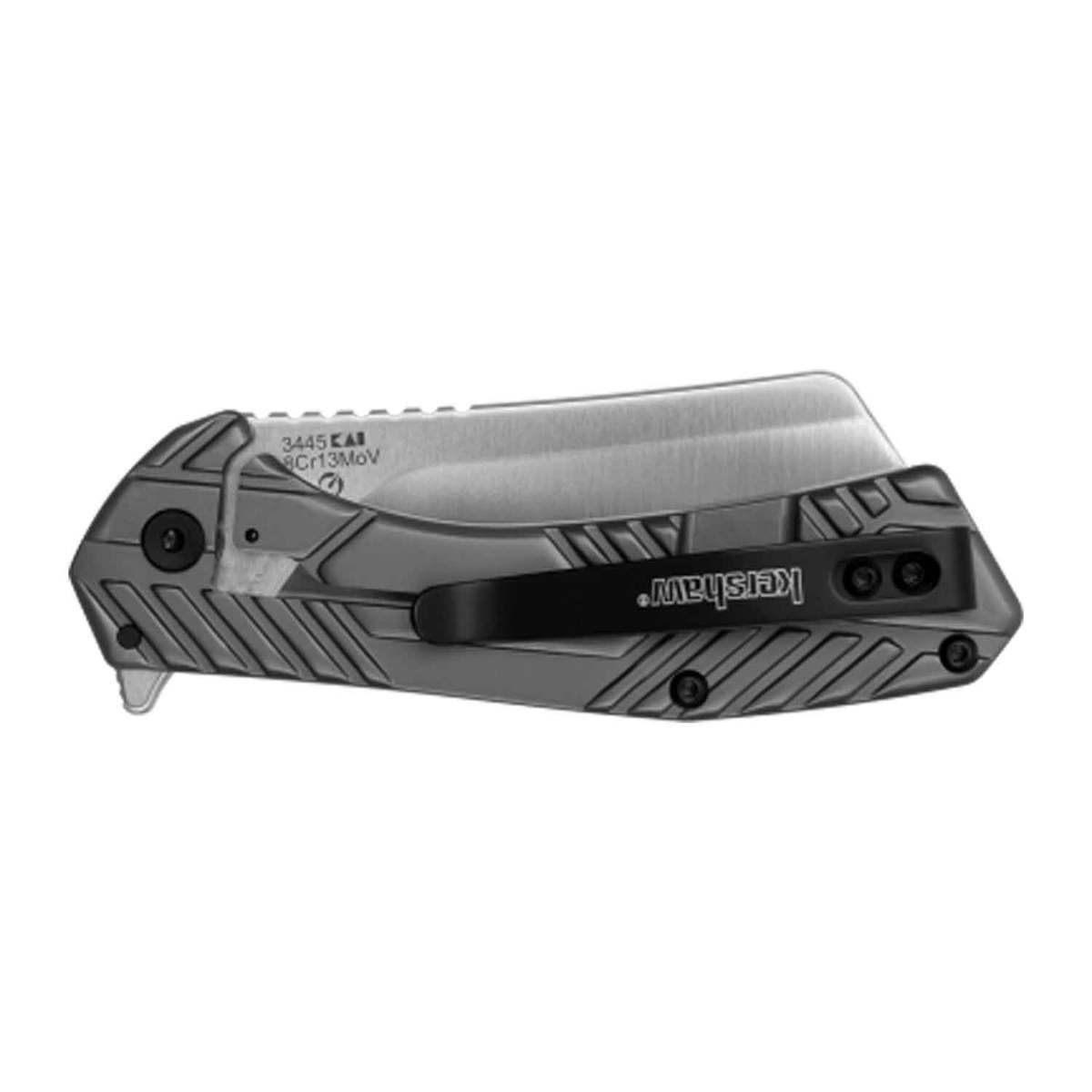Kershaw Static 2.9 inch Folding Knife - Grey - Grey Kershaw Static 2.9 inch Folding Knife - Grey - Grey