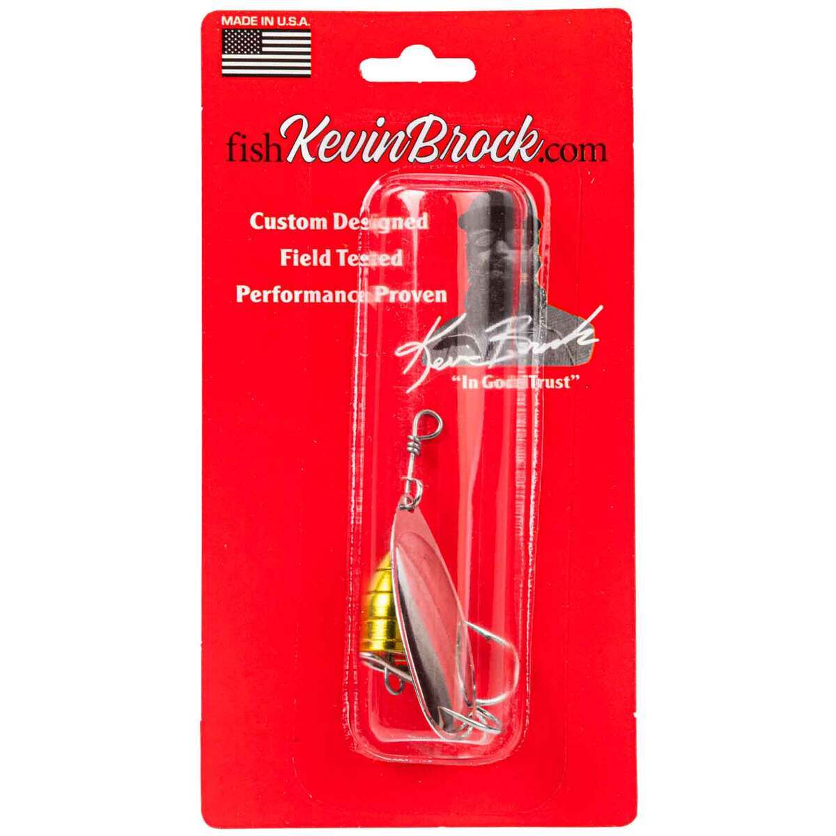 Kevin Brock Blue Brox Inline Spinner Kevin Brock Blue Brox Inline Spinner