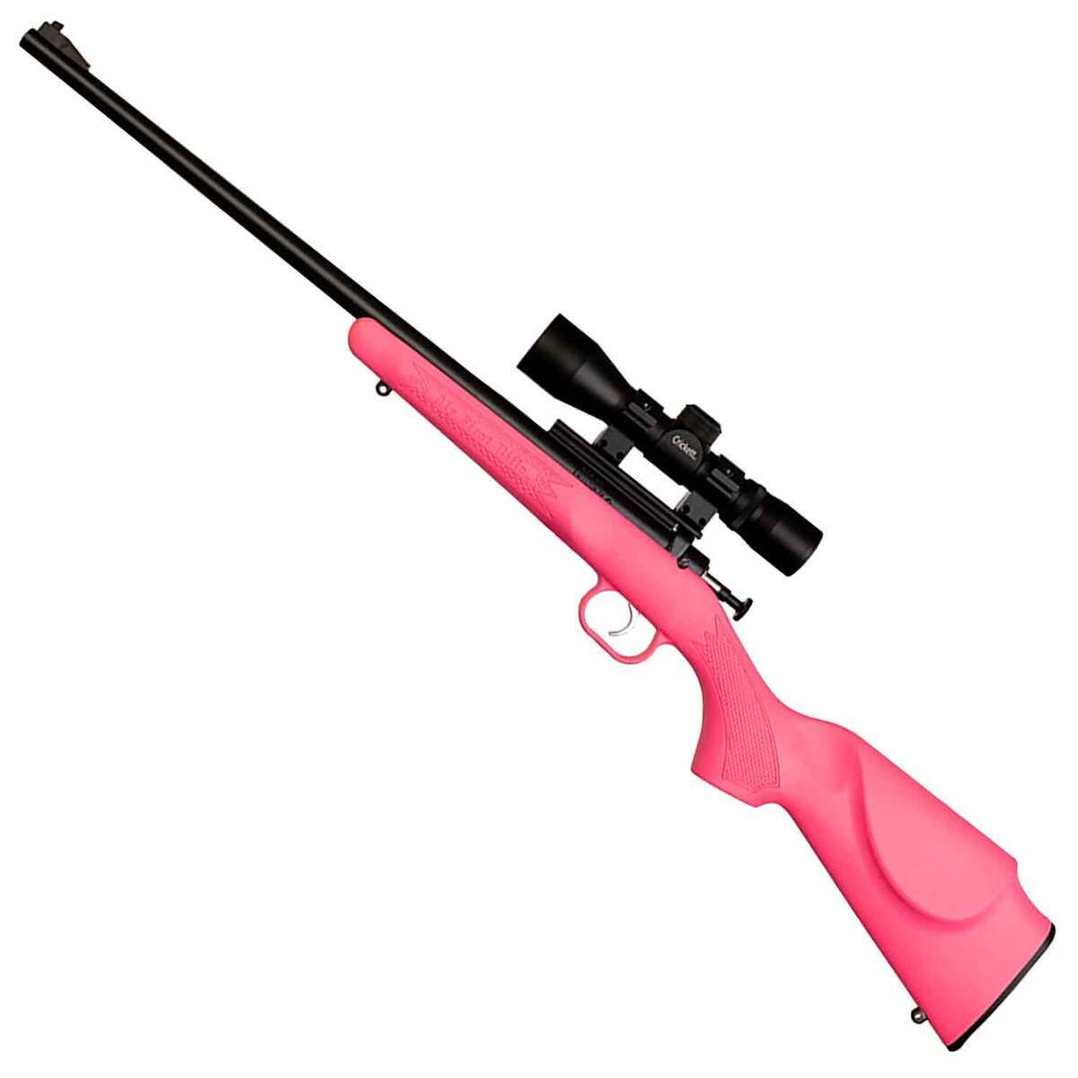Keystone Sporting Arms Crickett Compact Blued/Pink Bolt Action Rifle - 22 Long Rifle - 16.1in - Pink Keystone Sporting Arms Crickett Compact Blued/Pink Bolt Action Rifle - 22 Long Rifle - 16.1in - Pink