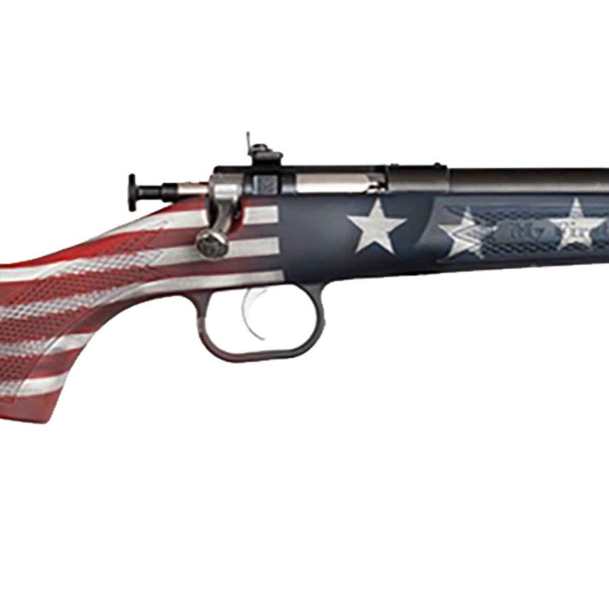 Keystone Sporting Arms Crickett Compact Blued Bolt Action Rifle - 22 Long Rifle - 16.1in - Camo Keystone Sporting Arms Crickett Compact Blued Bolt Action Rifle - 22 Long Rifle - 16.1in - Camo
