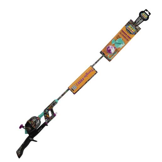 Kid Casters Krazy 3 Tange-Free Youth Spincast Rod and Reel Combo