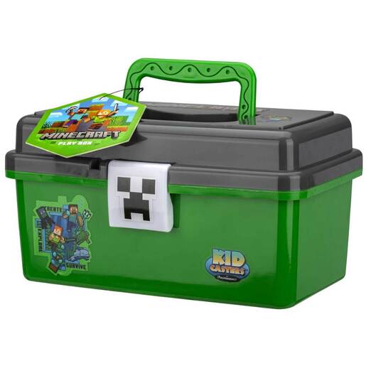 Kid Casters Minecraft Play Box - Gray/Green